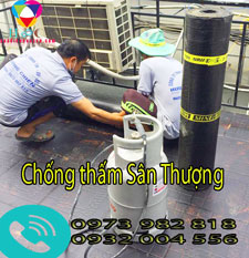 chống thấm sân thượng tại Bình Thạnh