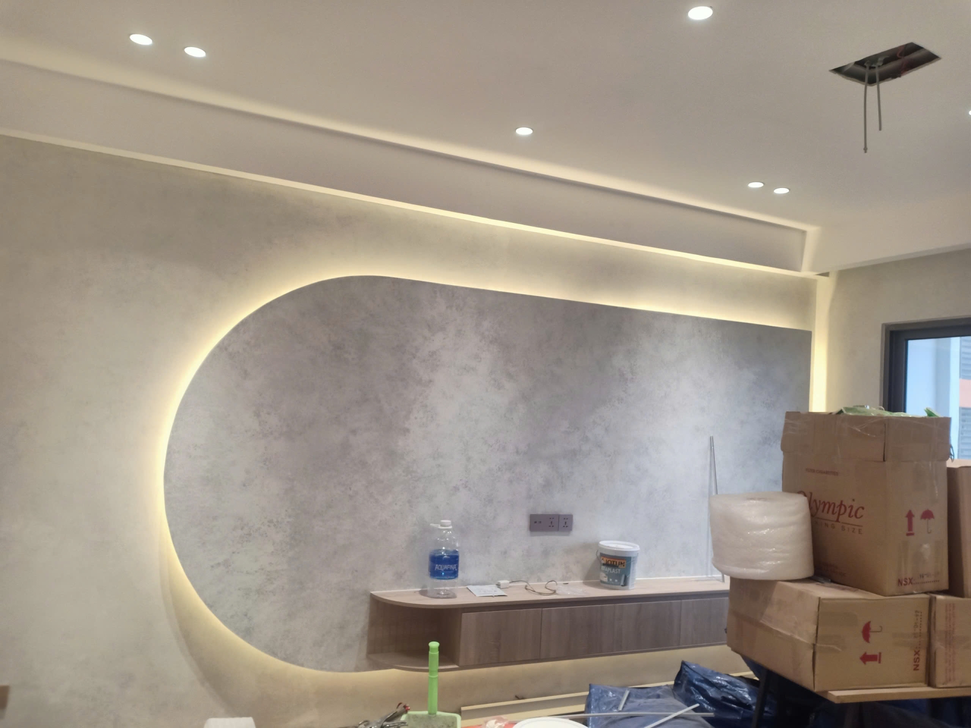 Thi công thạch cao tại Bình Chánh