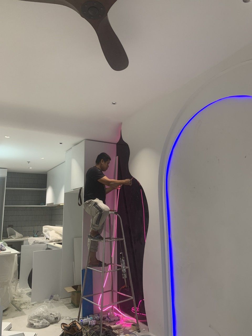 Thợ sơn căn hộ chung cư tại quận 7