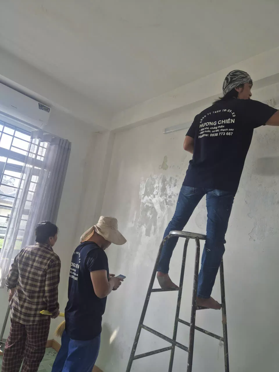 Thợ sơn căn hộ chung cư tại T&acirc;n B&igrave;nh