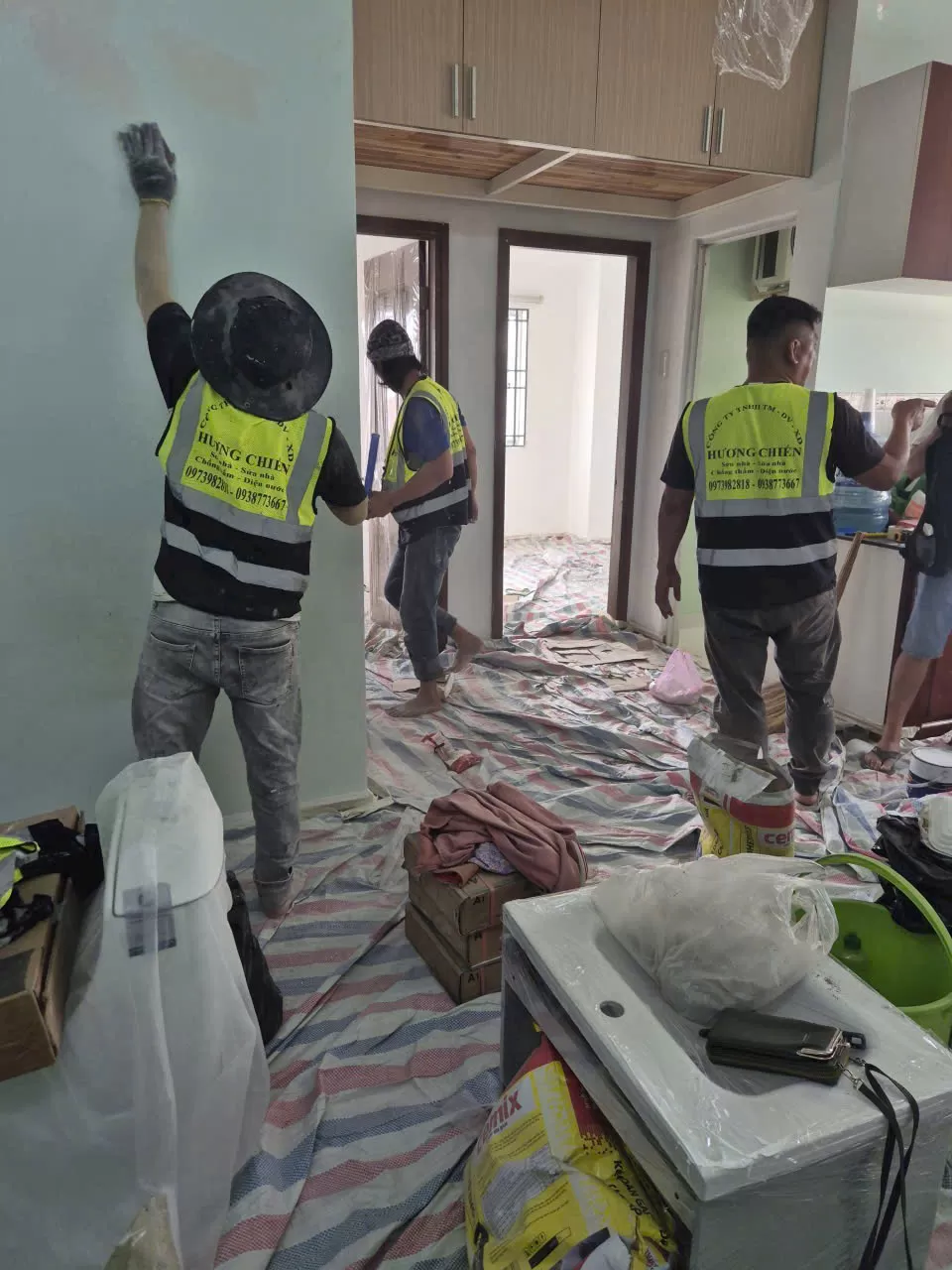 Sửa chữa căn hộ chung cư tại B&igrave;nh Thạnh