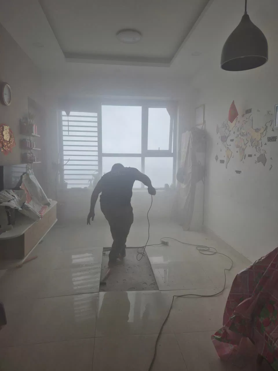 Cách xử lý nền gạch bị ộp