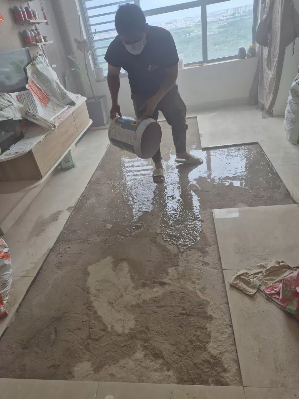 Cách xử lý nền gạch bị ộp