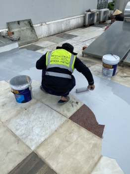 Chống thấm sân thượng tại Quận 5 (Triệt để 100%)